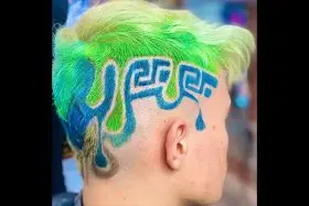 corte estilo tinte Blessed Barber studio