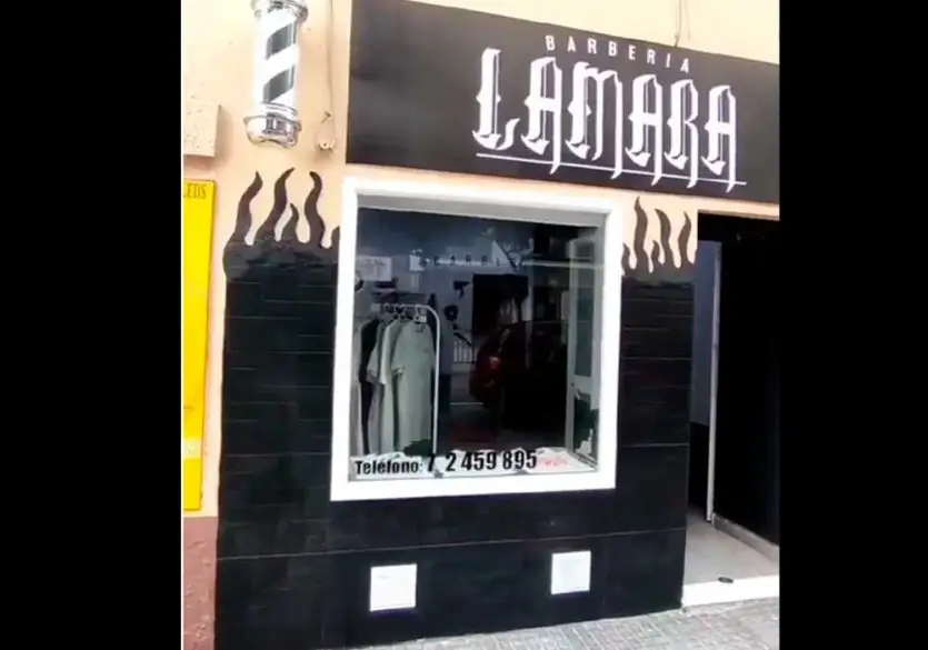 fachada Lamara barbería