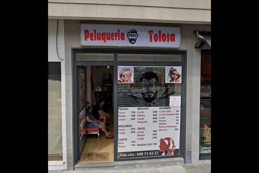 prinicpal Peluquería barbería tolosa