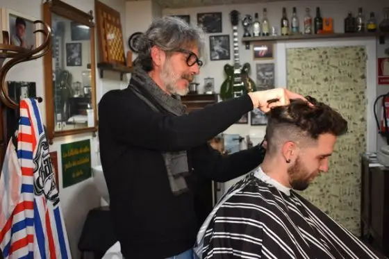 Corte newman barber shop old school