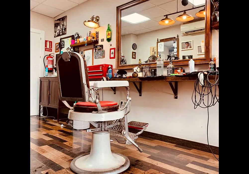 espacio de trabajo newman barber shop old school