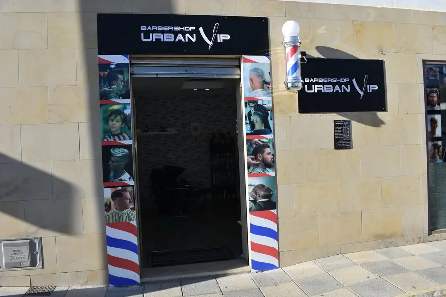 Fachada barber shop urban vip