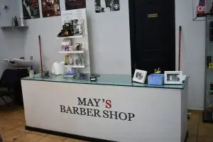 Interior mays barber shop