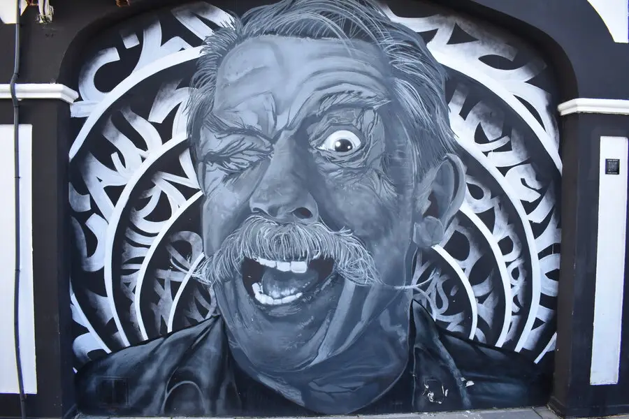 Mural bad boys barber club