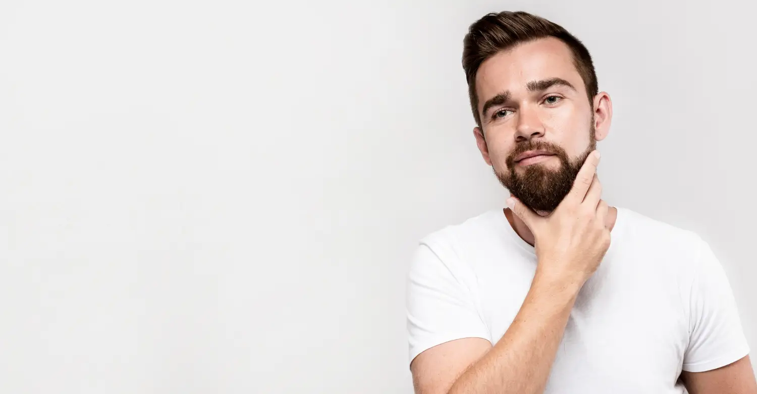 Por que salen calvas en la barba