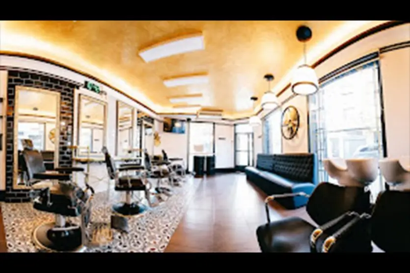 barberia interno espacio trabajo