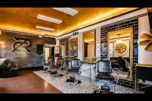 barberia interno espacio trabajo corte