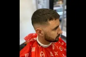 corte adulto white and black barberia