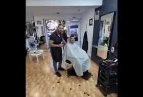corte bajo tijera