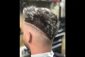 corte barberia linea rapado