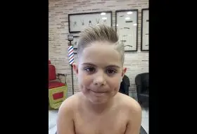 corte bebe la barberia de dani