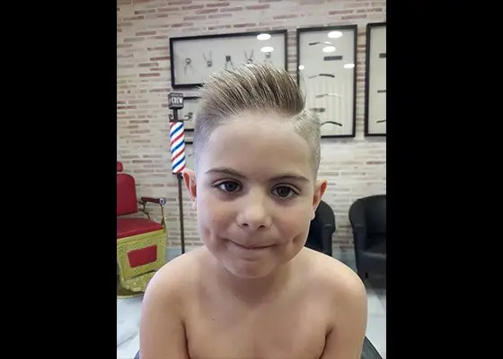 corte bebe la barberia de dani