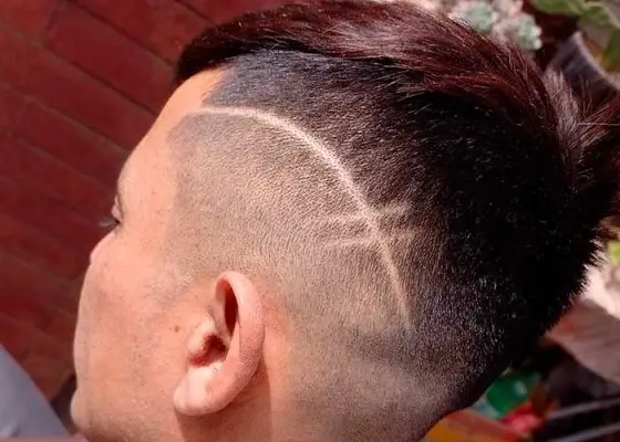 corte con diseño Chapman Barber Studio