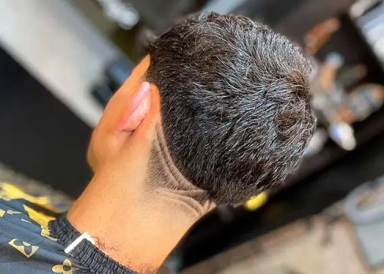 corte con diseño Style barber by David González