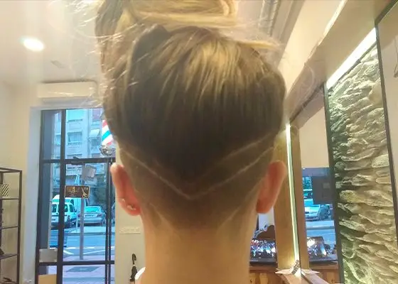 corte con lineas barberia oskar