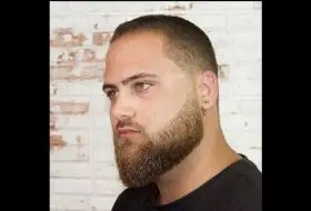 corte degradado barba perfilado