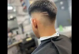 corte degradado con lineas