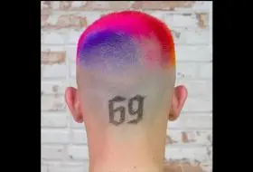 corte degradado tinta