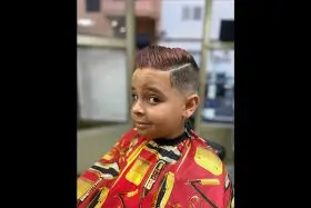 corte diseño niño chiky barberia png