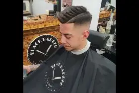 corte estilo black barber