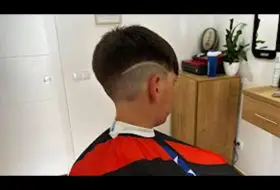 corte estilo linea degradado