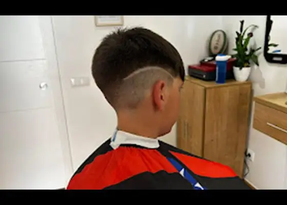 corte estilo linea degradado