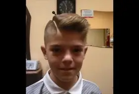 corte estilo linea niño