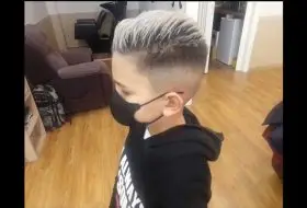 corte niño tinte