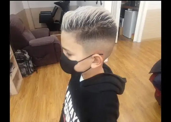 corte niño tinte