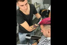 corte tijera barberia