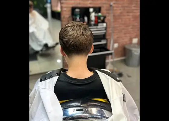 corte tijera barberias niño