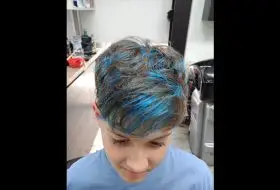 corte tinte niño