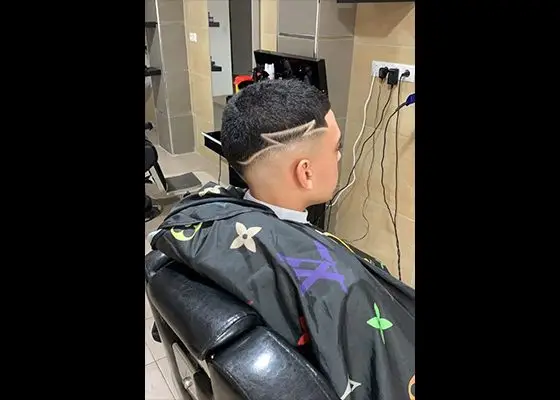 degradado corte bajo estilo