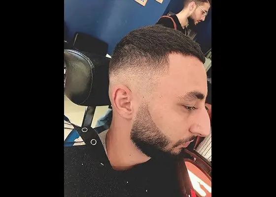 degradado corte barba perfilada