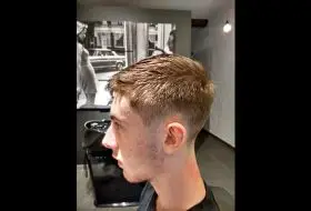 degradado corte barberia oskar