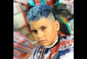 estilo corte barberia tinte
