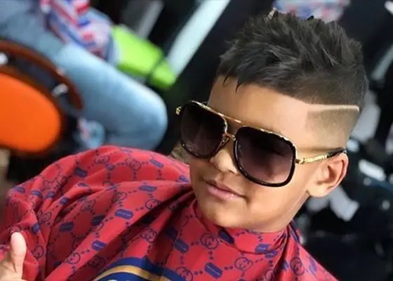 estilo corte niño barberia