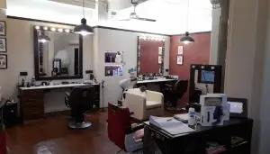 interior barberia ximo