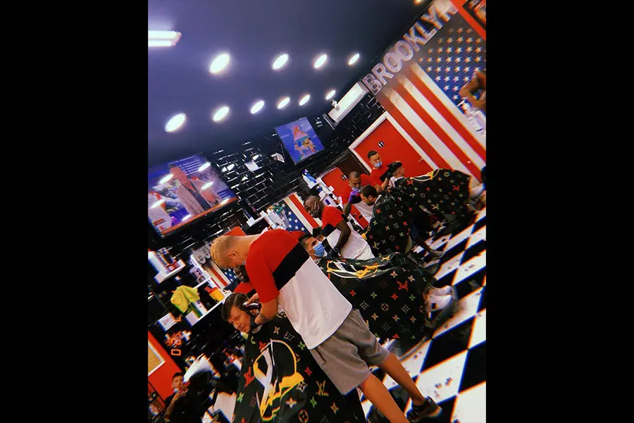 interior brooklyn barber shop