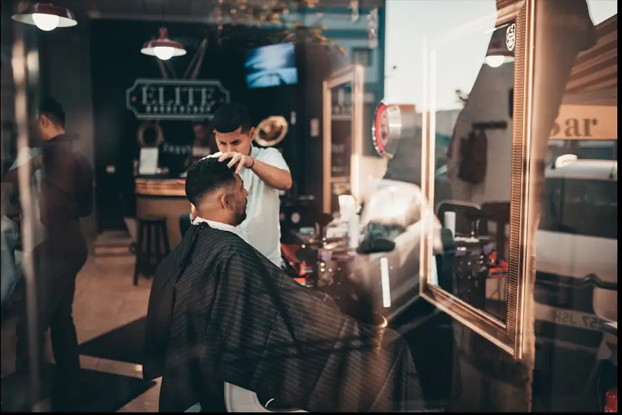 interior estilo elite barbershop