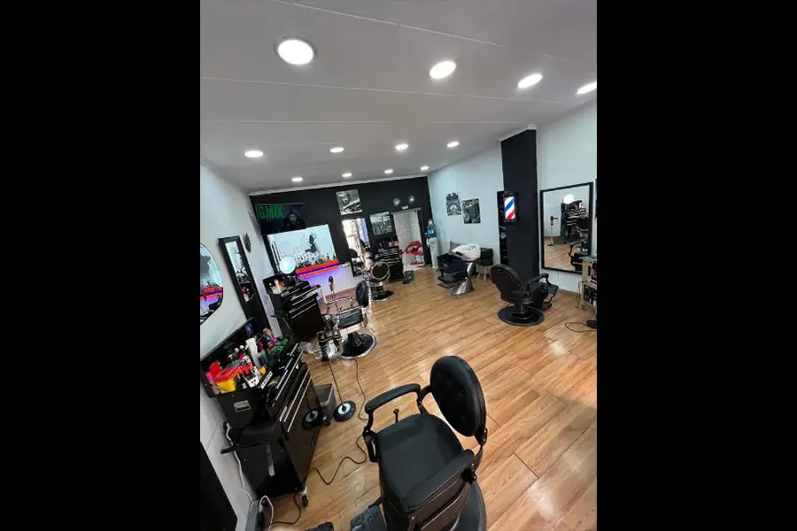 interior oasis barber shop