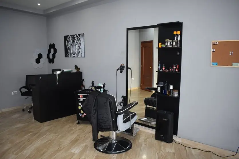 interior sanchez barber shop