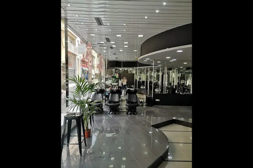 principal interior skull barber shop