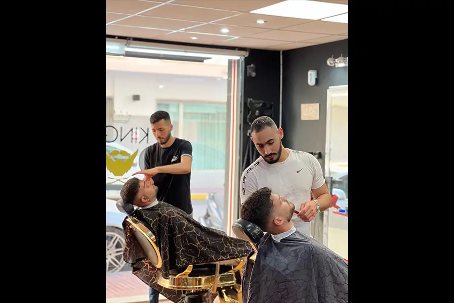 trabajo interior king barber